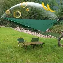 1pc Butterfly Canopy Tarpaulin,210T Polyester Spinning Waterproof, Rainproof Protection Portable Sun Shelter,For Outdoor Camping