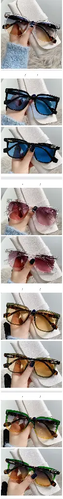 2024 Vintage Square Sunglasses Women Designer Luxury Sun Glasses for Men Classic UV400 Outdoor Ladies Eyeglasses Gift