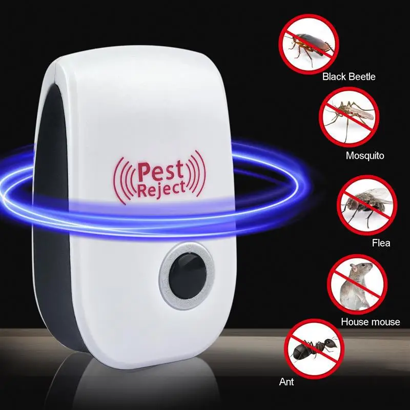 Electronic Ultrasonic Electromagnetic Mosquito Anti Mouse Insect Repeller Rat Cockroach Household Pest Reject Repellent
