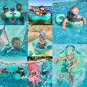 Mambobaby Baby Waist Floating Lying Swimming Ring Pool Toy Swimming Trainer Solid Non-Inflatable Newborn Baby Swim Free shopping