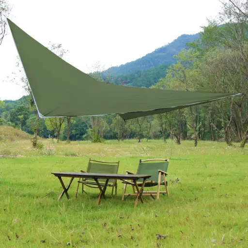 [Size: 360x290cm] 1pc Butterfly Canopy Tarpaulin,210T Polyester Spinning Waterproof, Rainproof Protection Portable Sun Shelter,For Outdoor Camping